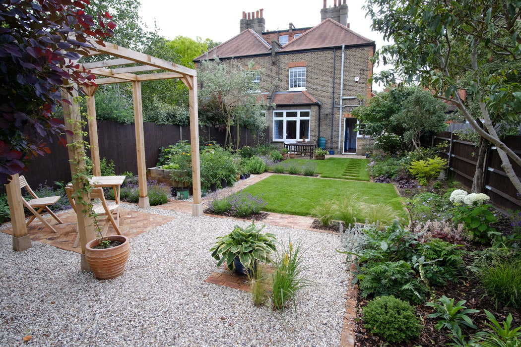 View towards the house